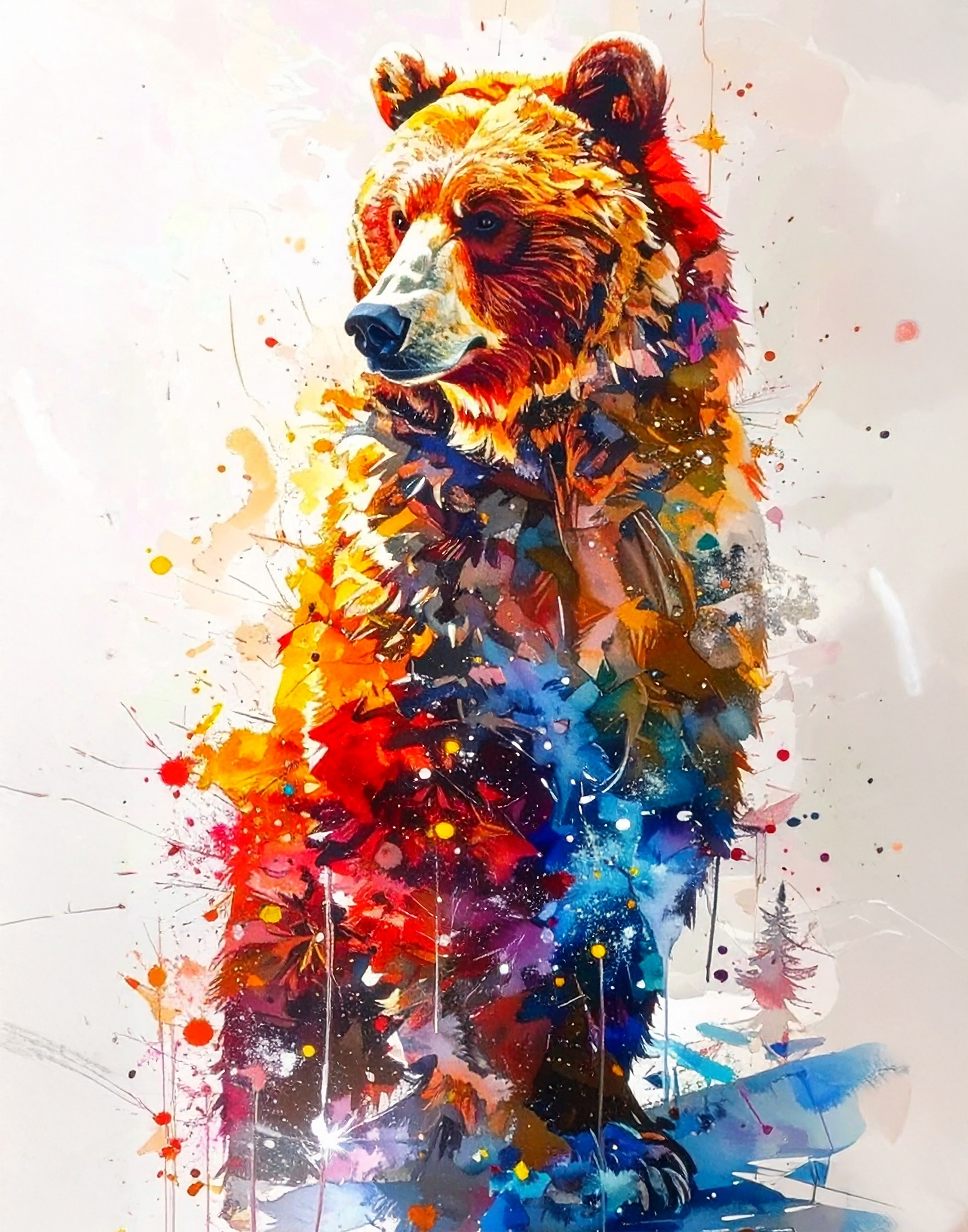 The Grizzly _Digital Watercolour