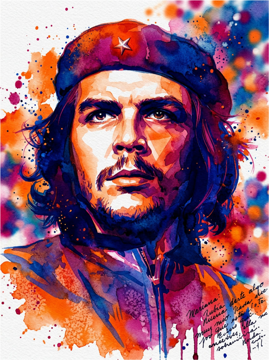 Che Guevara - Digital Watercolour