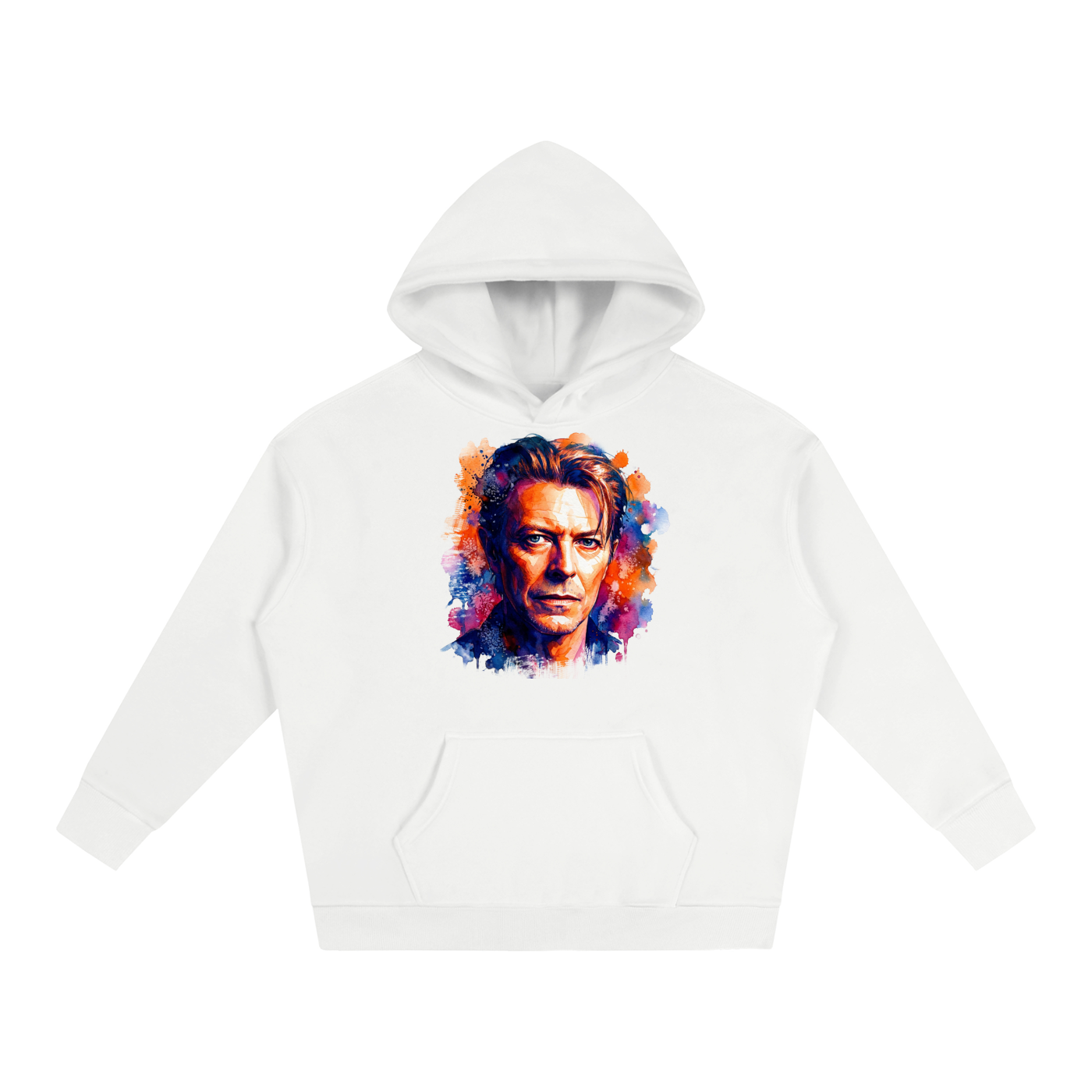 David Bowie - Oversize Fleeced Hoodie