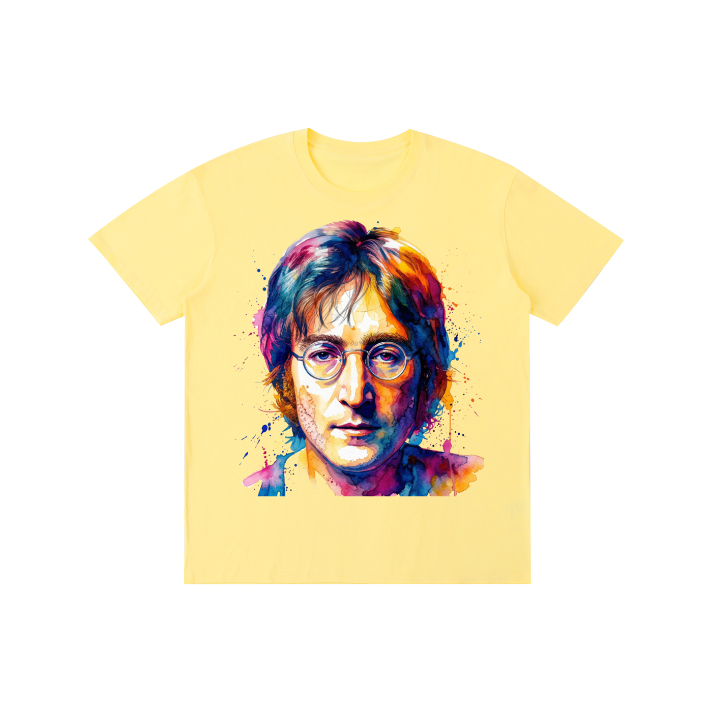John Lennon - Digital Watercolour Unisex Tee
