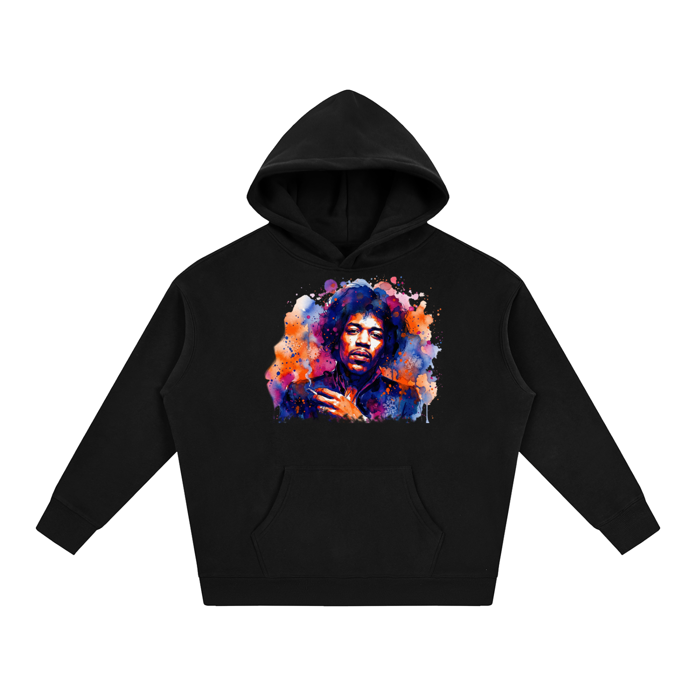 JImi Hendrix - Oversize Fleeced Hoodie