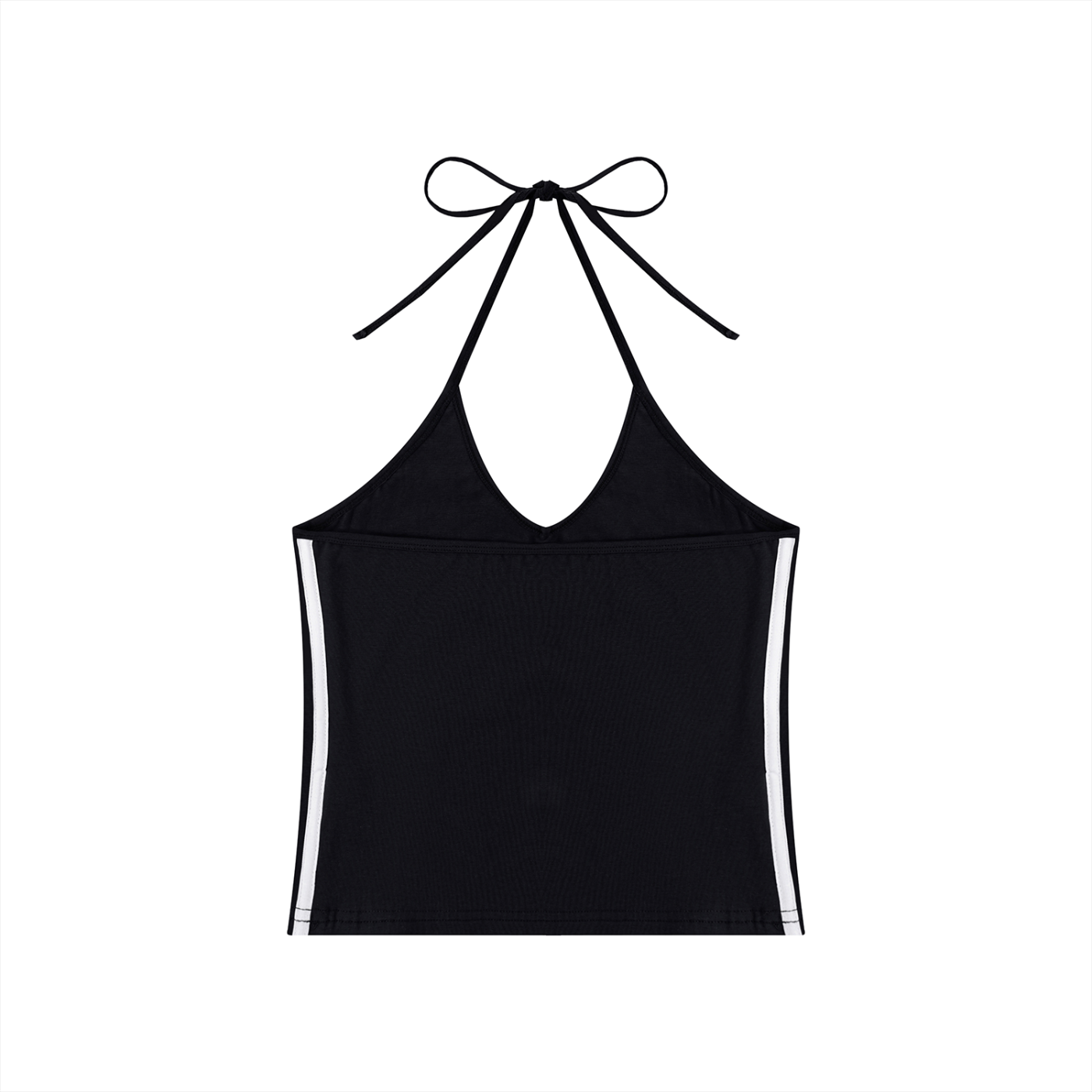 Audrey Hepburn - Women's Color Block Halter Crop Tank Top