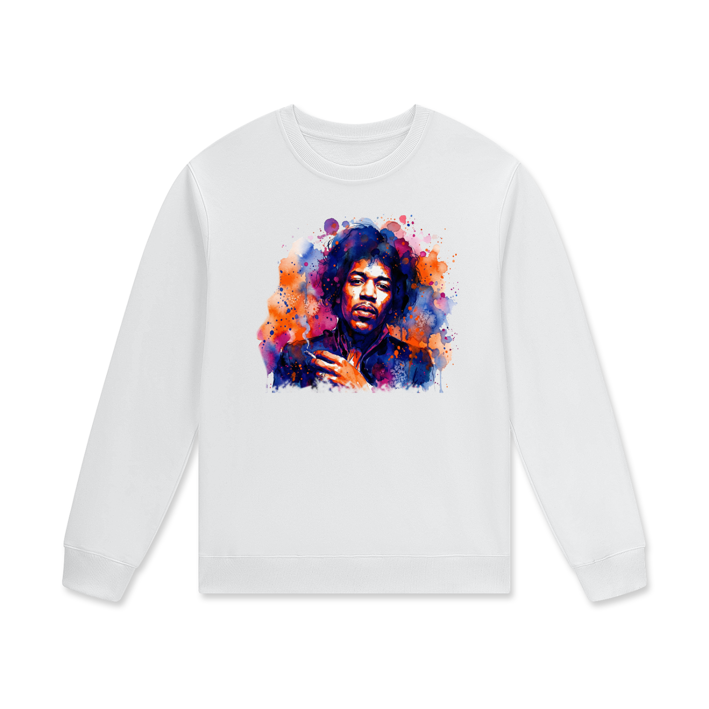 Jimi Hendrix - Streetwear Unisex Cotton Pullover