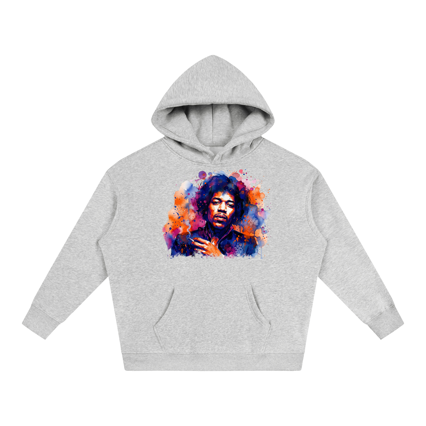 JImi Hendrix - Oversize Fleeced Hoodie
