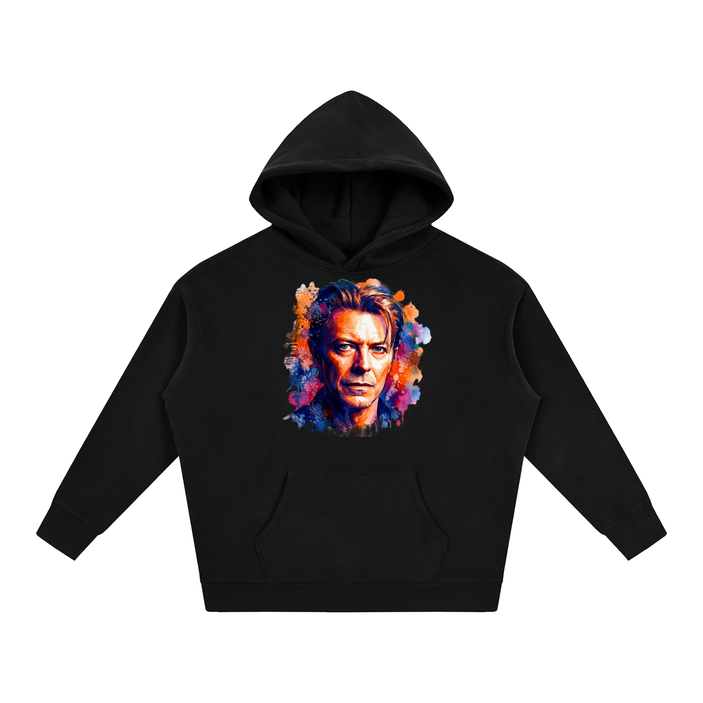 David Bowie - Oversize Fleeced Hoodie