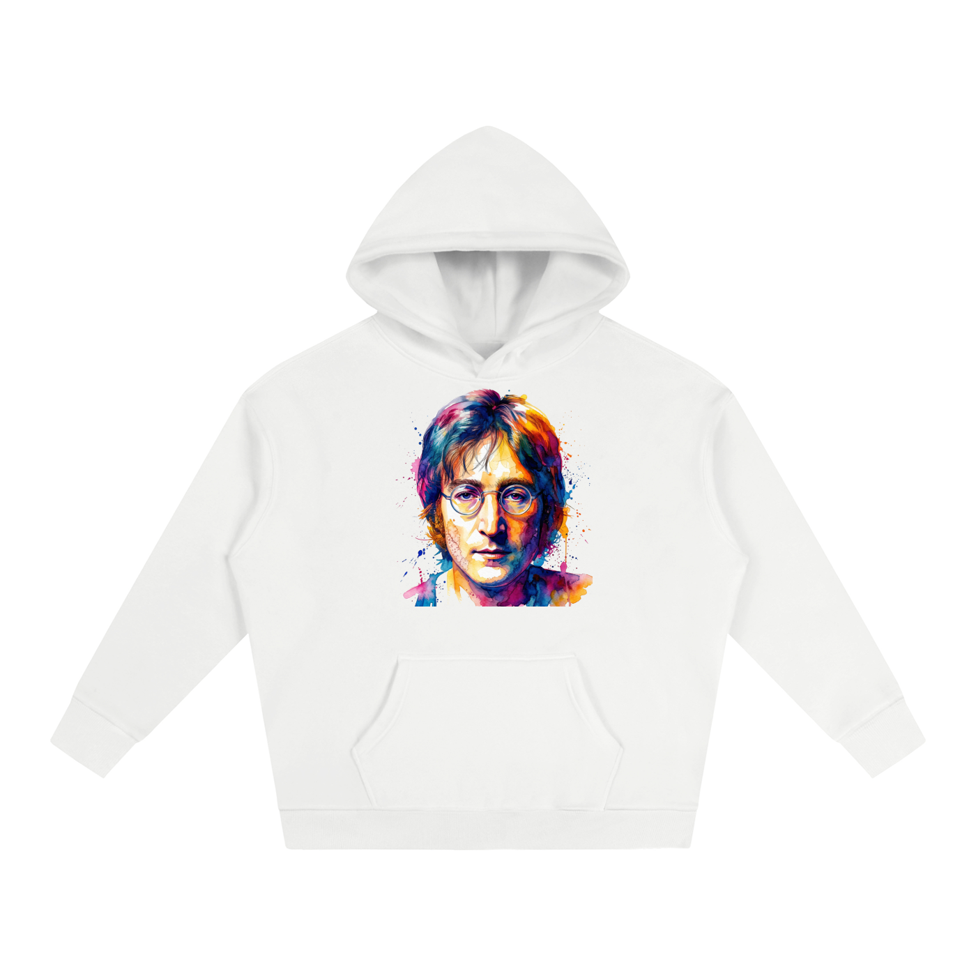 John Lennon - Oversize Fleeced Hoodie