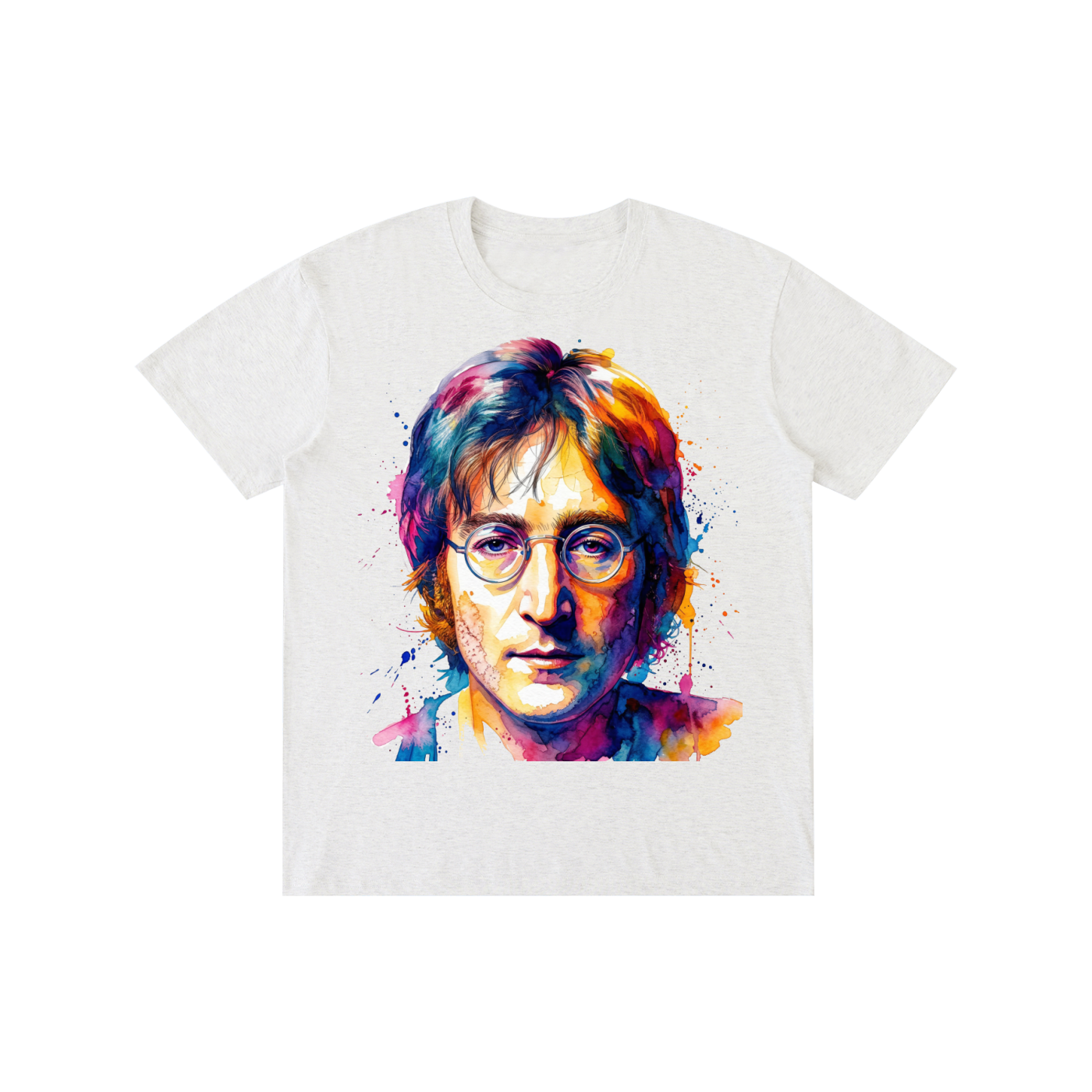 John Lennon - Digital Watercolour Unisex Tee