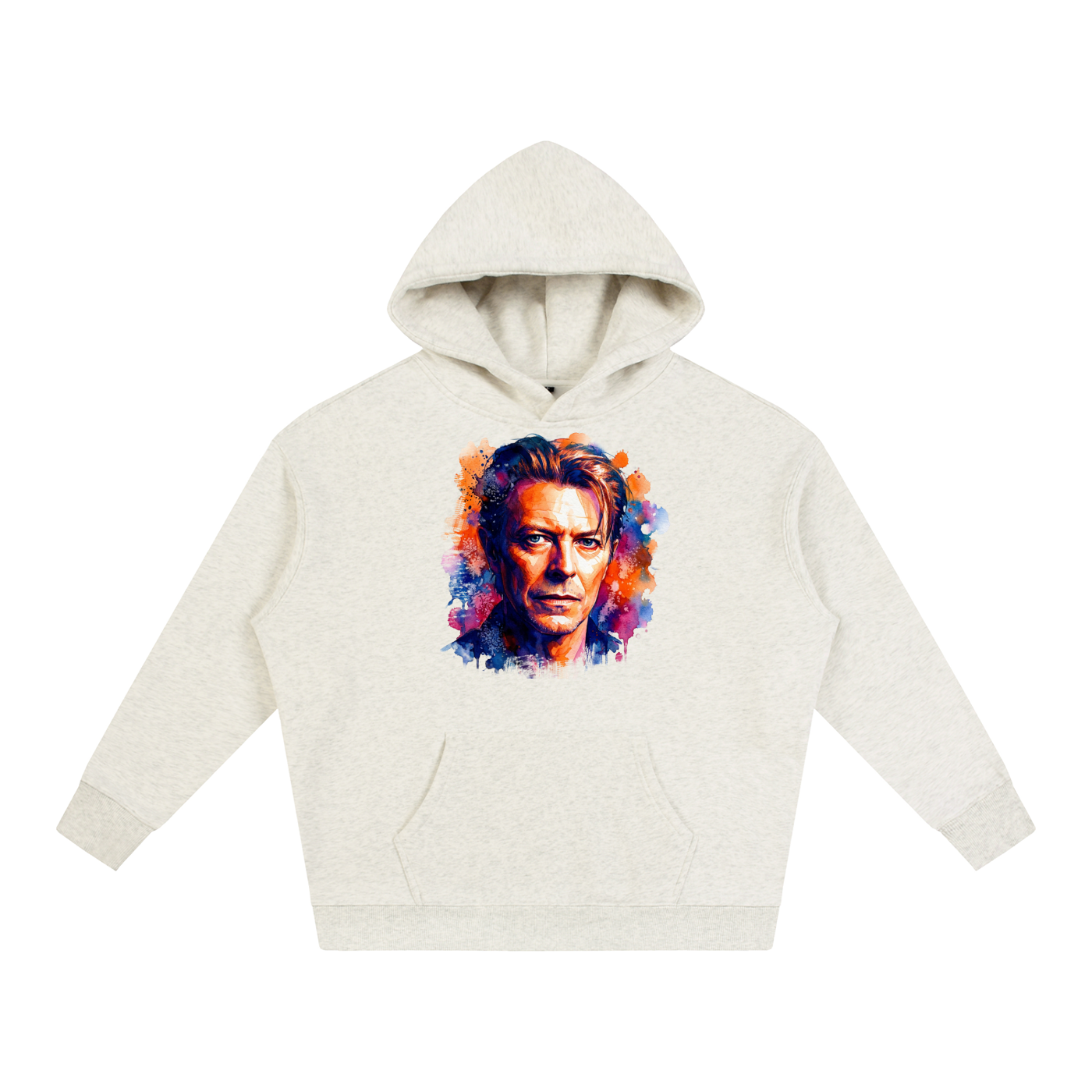 David Bowie - Oversize Fleeced Hoodie