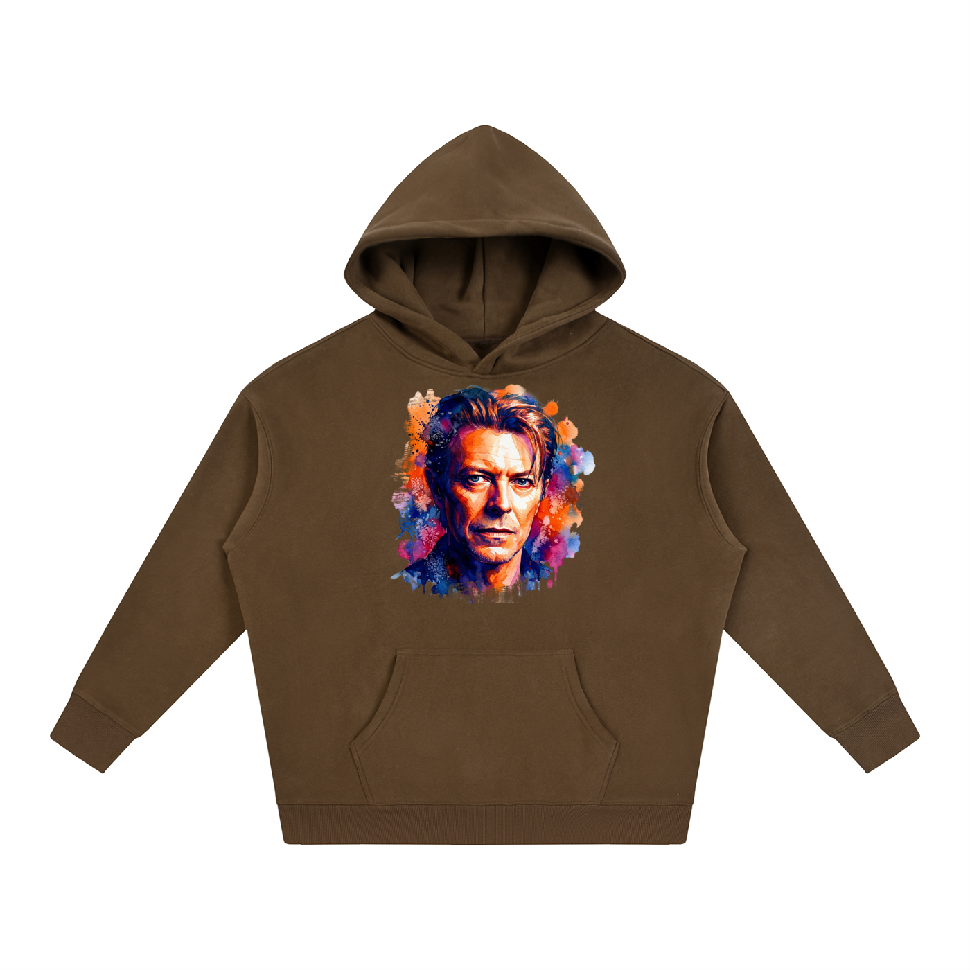 David Bowie - Oversize Fleeced Hoodie