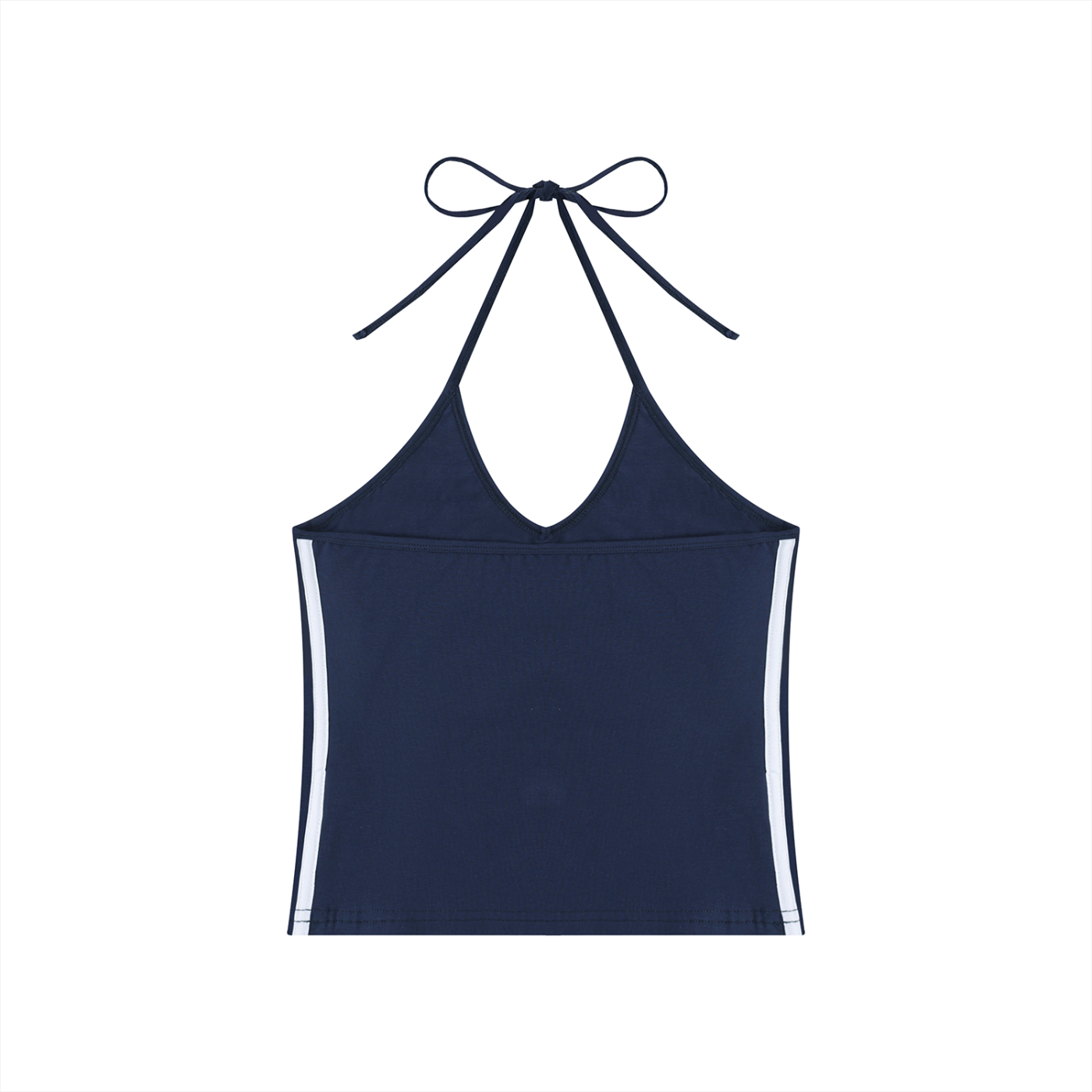 Audrey Hepburn - Women's Color Block Halter Crop Tank Top