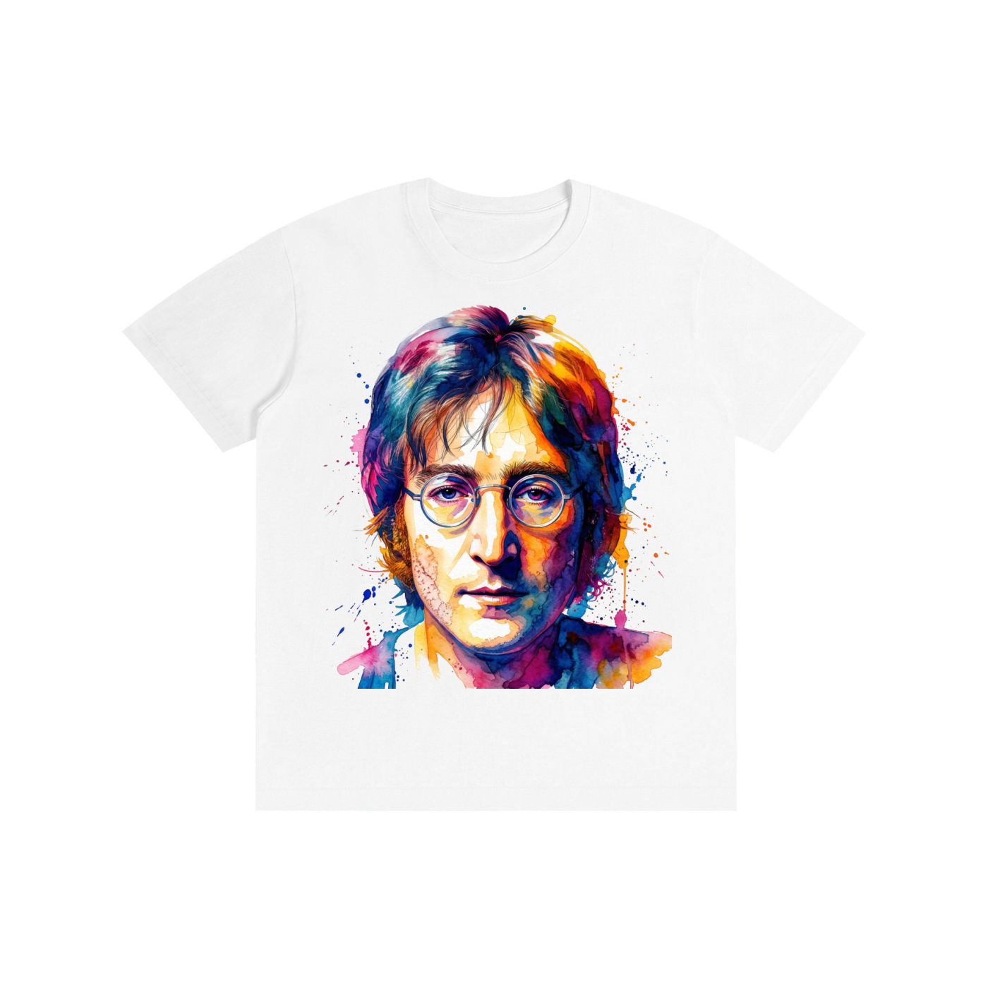 John Lennon - Digital Watercolour Unisex Tee