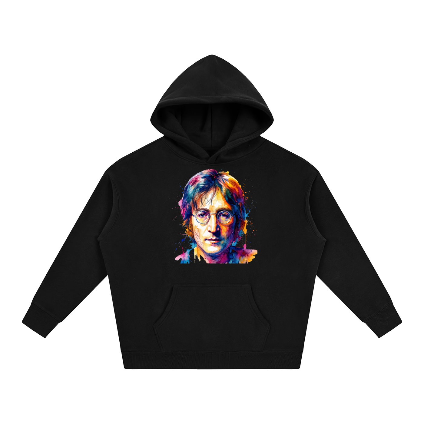 John Lennon - Oversize Fleeced Hoodie