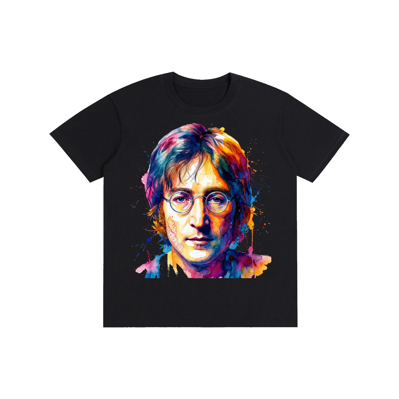 John Lennon - Digital Watercolour Unisex Tee