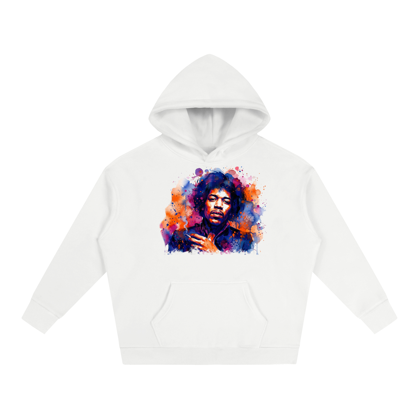 JImi Hendrix - Oversize Fleeced Hoodie
