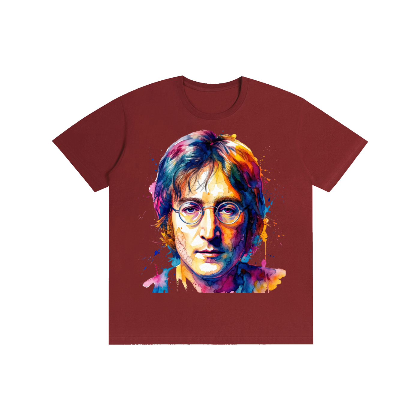 John Lennon - Digital Watercolour Unisex Tee