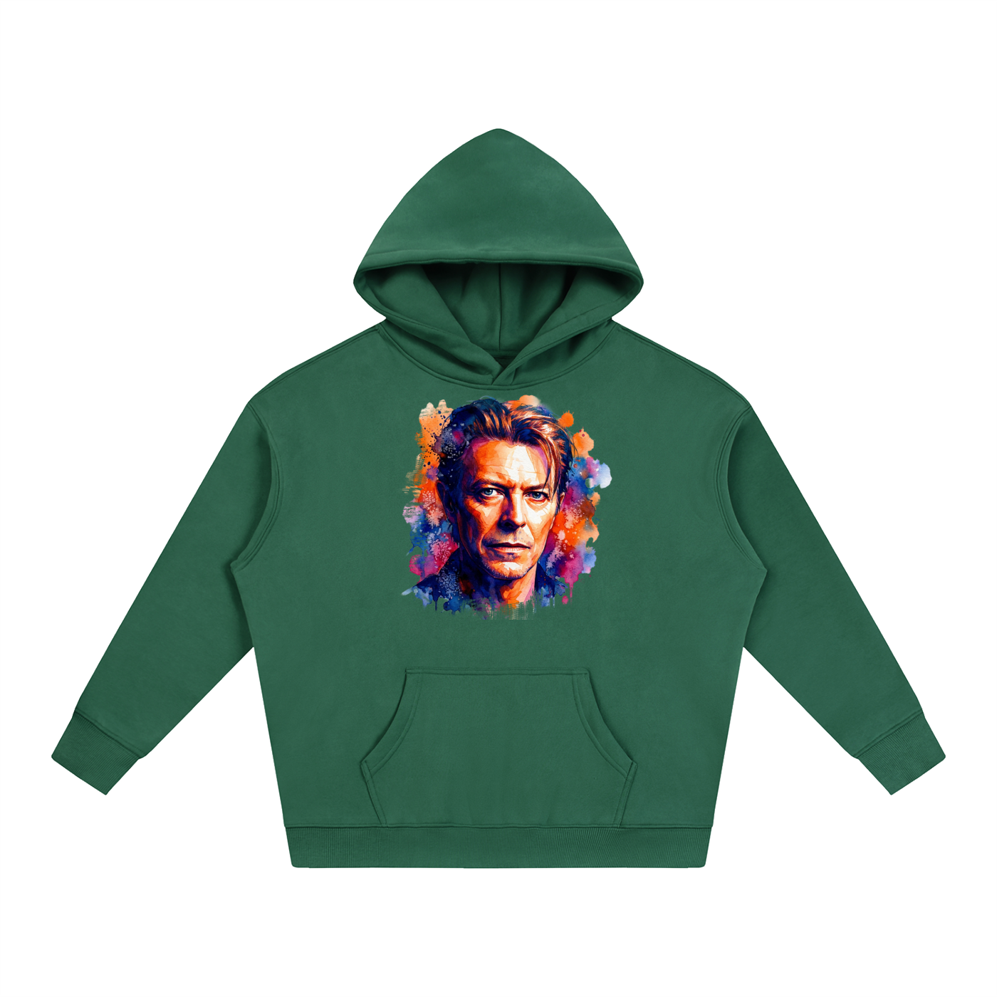 David Bowie - Oversize Fleeced Hoodie