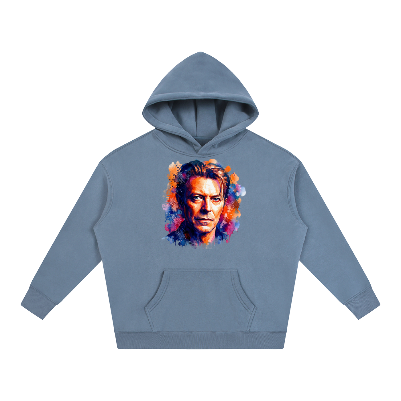 David Bowie - Oversize Fleeced Hoodie